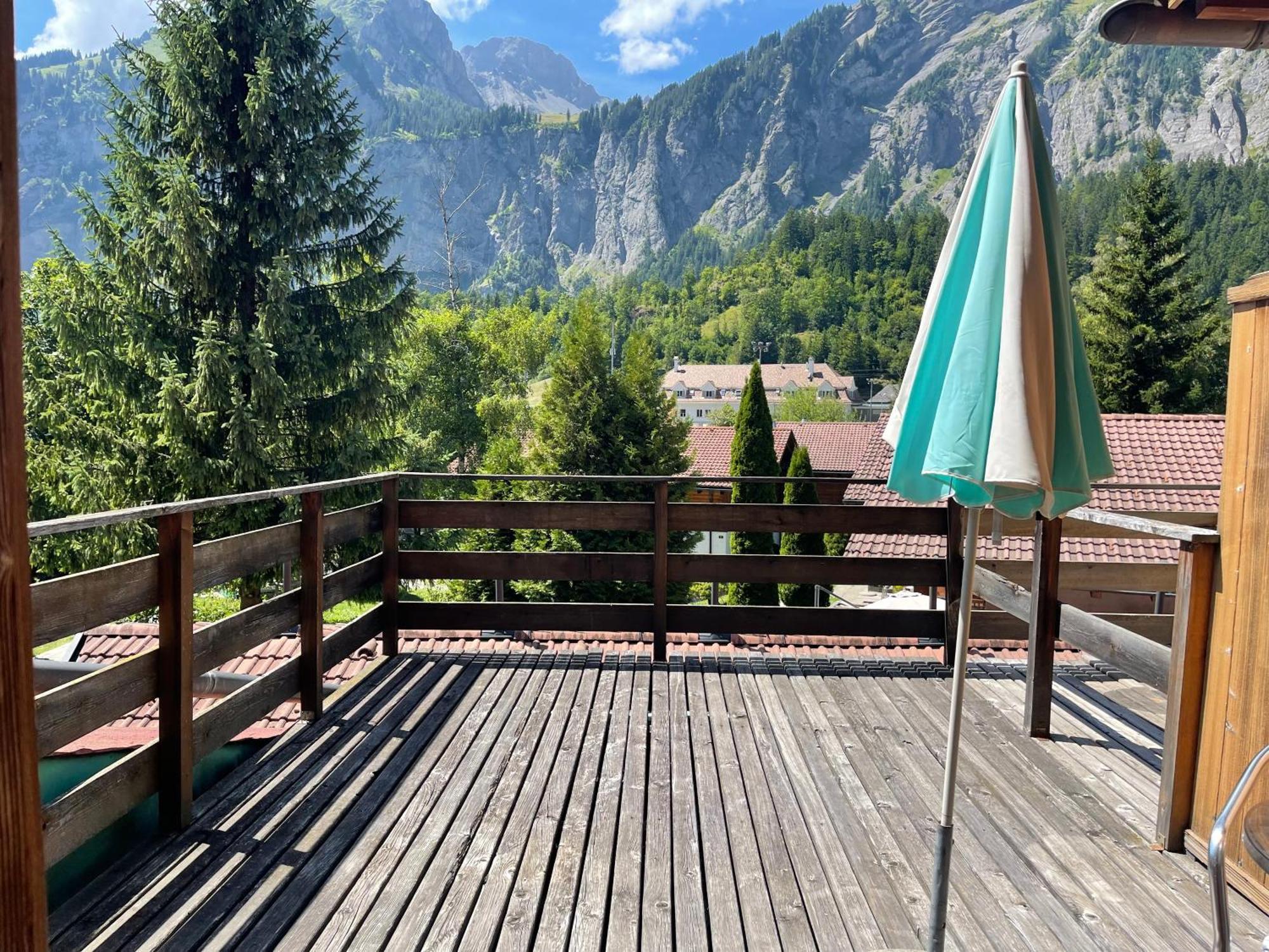 Chalet Hotel Adler AG Kandersteg Exterior foto